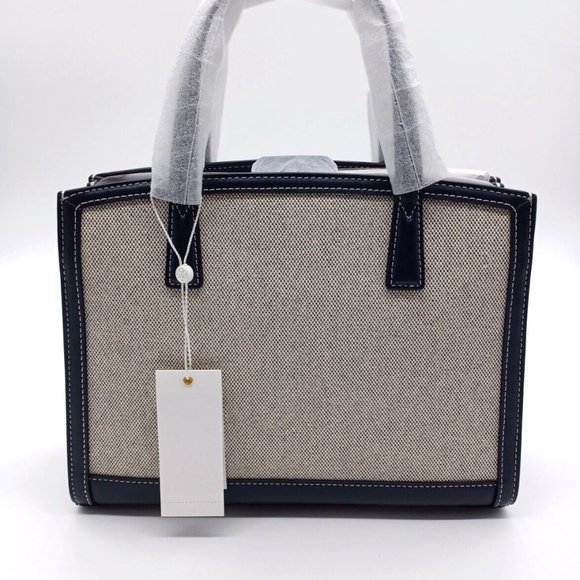 TORY BURCH Small Walker Canvas Satchel Bag - Picture 6 of 8